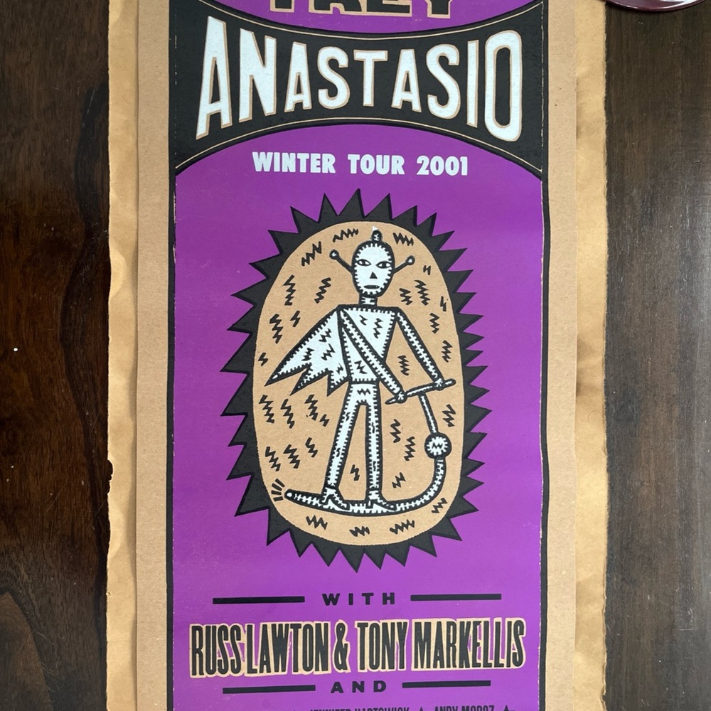 Purple Trey Anastasio tour 2001 Graphic Poster